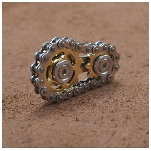 Mechanical Gear Chain Fidget Toy Metal Stress Relief EDC Desk Gadget for Kenya Market