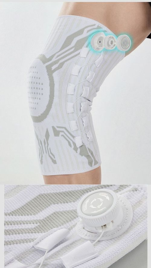 Pair Of Knob Adjustable Silicone Knee Support
