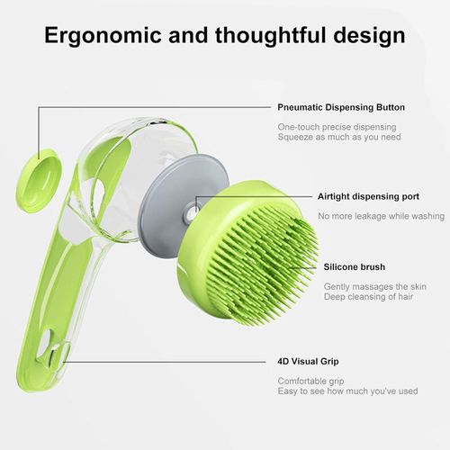 No Rub Foaming Pet Bath Brush