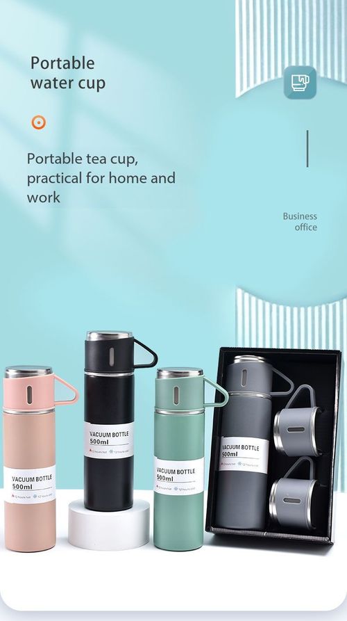Premium Stainless Steel Thermal Flask Set 3 Piece Business Gift Box Vacuum Bottle for Kenya