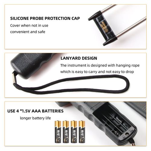 Portable Digital Grain Moisture Meter for Corn Wheat Rice