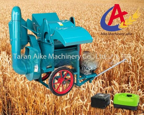 Dual Power Grain Thresher Machine 2.2KW Gasoline Electric Bean Rapeseed Harvester for Kenyan Farms