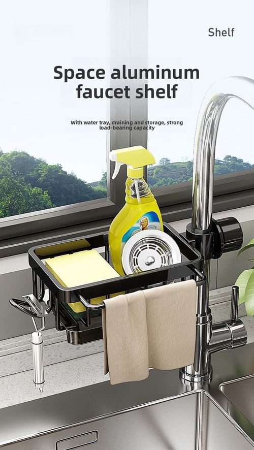 Universal Faucet Shelf Kitchen Bathroom Storage Holder