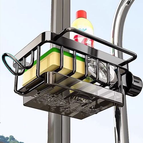 Universal Faucet Shelf Kitchen Bathroom Storage Holder