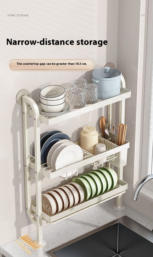Multi-layer Kitchen Storage Rack Home Organizer Shelf