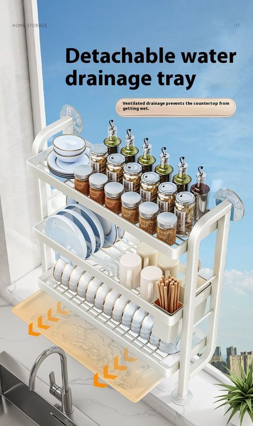 Multi-layer Kitchen Storage Rack Home Organizer Shelf
