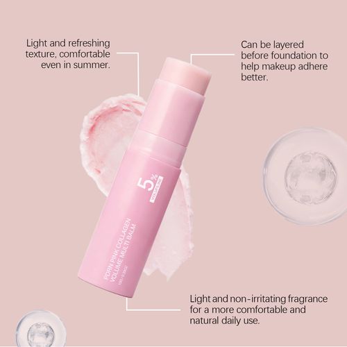 PDRN Pink Collagen Multi Balm Stick 5 Percent Hydrating Face Primer Glow Enhancer for Kenya