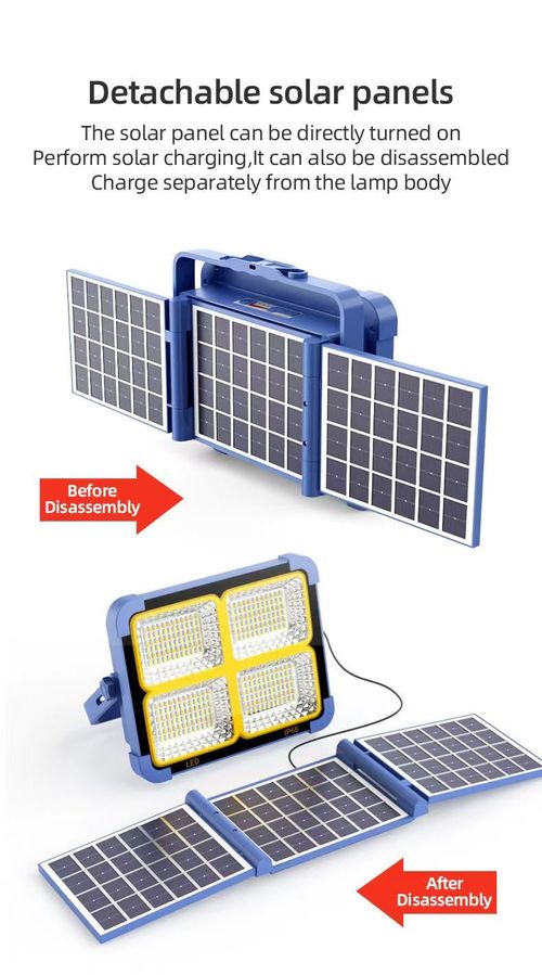 Foldable Solar Portable Light 3 Folds Emergency Lamp
