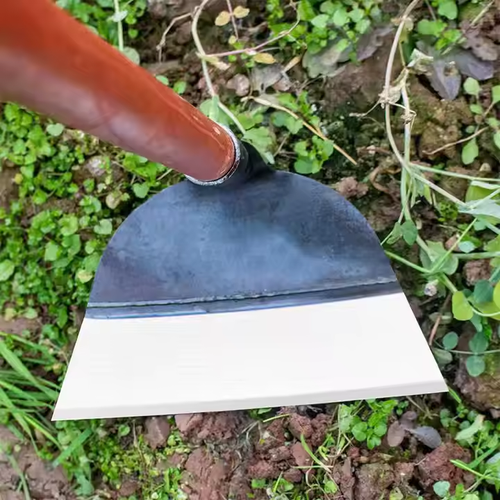 Traditional Forged Steel Garden Hoe Heavy Duty Galvanized Farming Tool with Wooden Handle for Kenya Agriculture