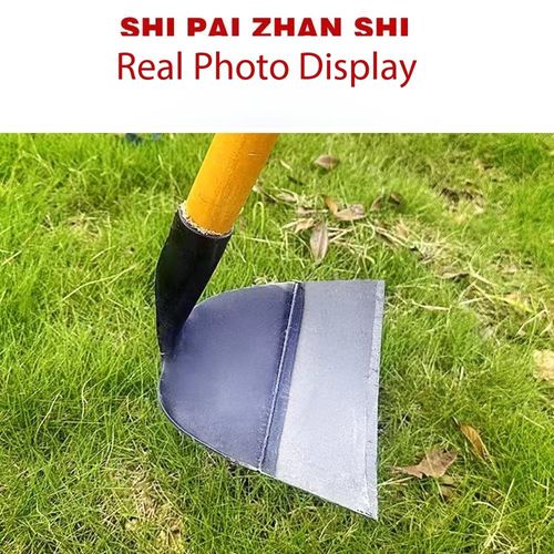 Traditional Forged Steel Garden Hoe Heavy Duty Galvanized Farming Tool with Wooden Handle for Kenya Agriculture