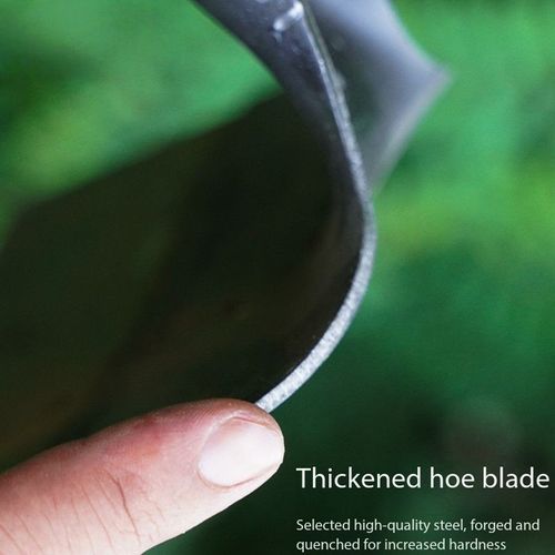 Traditional Forged Steel Garden Hoe Heavy Duty Galvanized Farming Tool with Wooden Handle for Kenya Agriculture