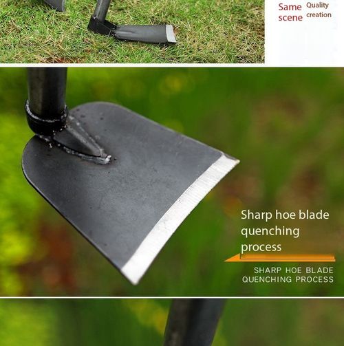 Manganese Steel Small Flat Hand Hoe 95 Sharp Garden Weeding Tool Lightweight 500g for Kenya Home Gardening