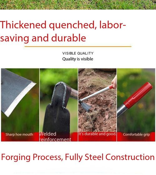 Manganese Steel Small Flat Hand Hoe 95 Sharp Garden Weeding Tool Lightweight 500g for Kenya Home Gardening