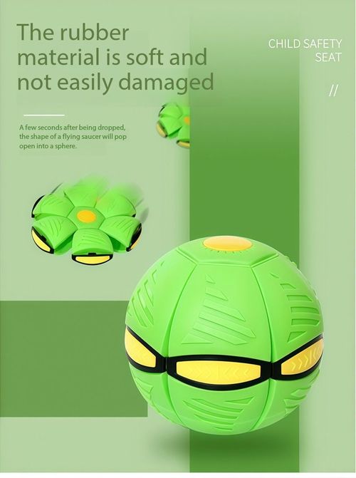 Magic Transforming Flying Saucer Ball Kids Outdoor Step Deformation Toy