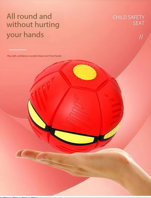 Magic Transforming Flying Saucer Ball Kids Outdoor Step Deformation Toy