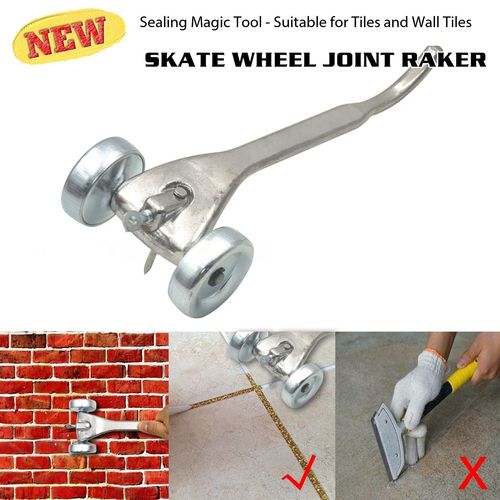 Dual Wheel Tile Grout Roller Tool Professional Joint Sealing Press for Floor and Wall Tiles Kenya