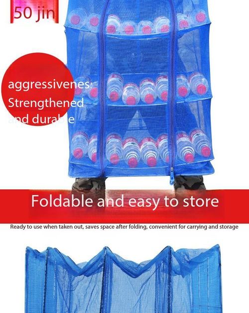 3-Layer Foldable Hanging Drying Net Anti Insect Bird Vegetable Herb Drying Rack