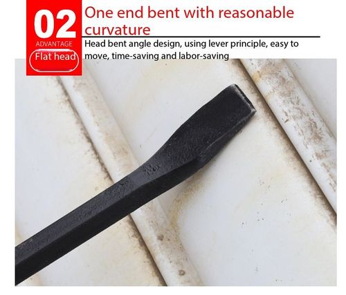 Heavy Duty Double Ended Pry Bar Forged Manganese Rail Steel Crowbar 1 Meter Construction Tool for Kenya