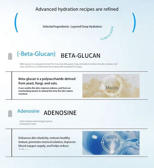 Beta-Glucan Moisture Face Serum 50ml Hydrating Calming Skin Care Essence