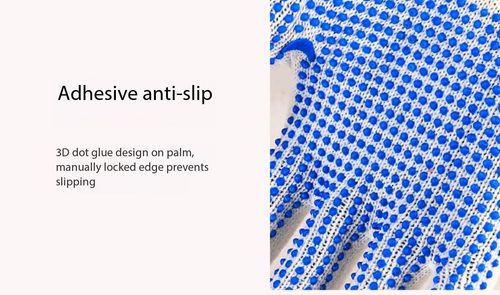 PVC Dotted Work Gloves 12 Pairs Only 2600 KES Cotton Safety Grip Gloves for Kenya Construction