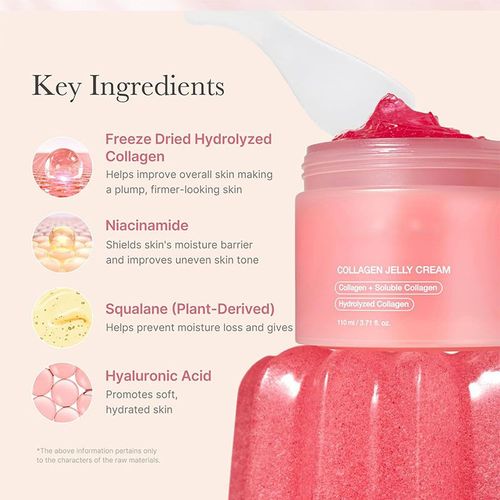 Collagen Jelly Face Cream Hydrating Firming Daily Facial Moisturizer