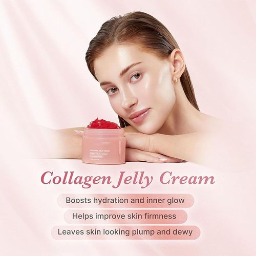 Collagen Jelly Face Cream Hydrating Firming Daily Facial Moisturizer