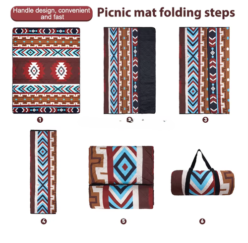 Thick Waterproof Portable Storage Picnic Mat For Outdoor Camping Beach