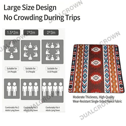 Thick Waterproof Portable Storage Picnic Mat For Outdoor Camping Beach
