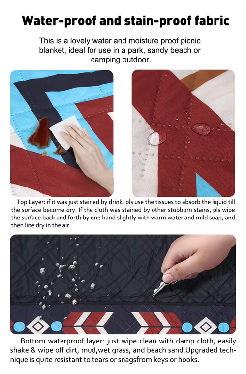Thick Waterproof Portable Storage Picnic Mat For Outdoor Camping Beach