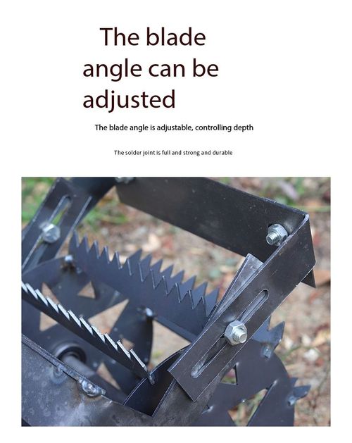 Heavy Duty Roller Weeder with Manganese Steel Blades Soil Pulverizer Farm Tool for Kenya Agriculture