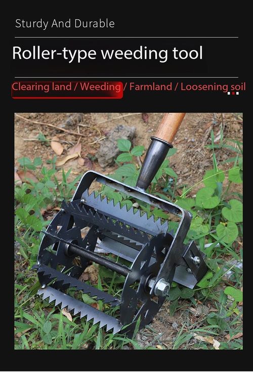 Heavy Duty Roller Weeder with Manganese Steel Blades Soil Pulverizer Farm Tool for Kenya Agriculture
