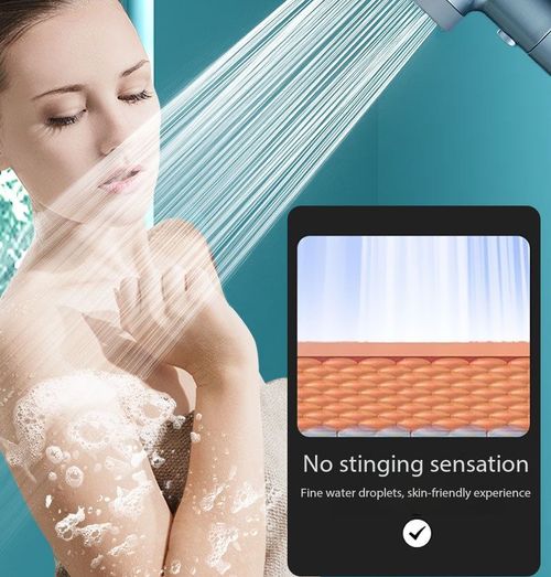 High Pressure Filtering Shower Head with Soft Brush 3 Mode Water Saving Beauty Spray for Kenya Bathroom