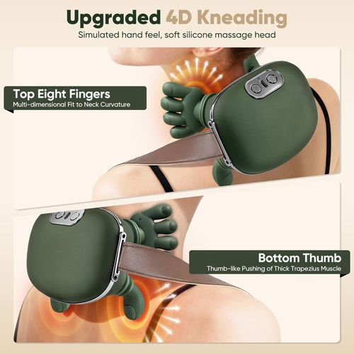 N7 Master Shoulder Neck Massager 4D Kneading Heated Acupressure Relief Device for Kenya