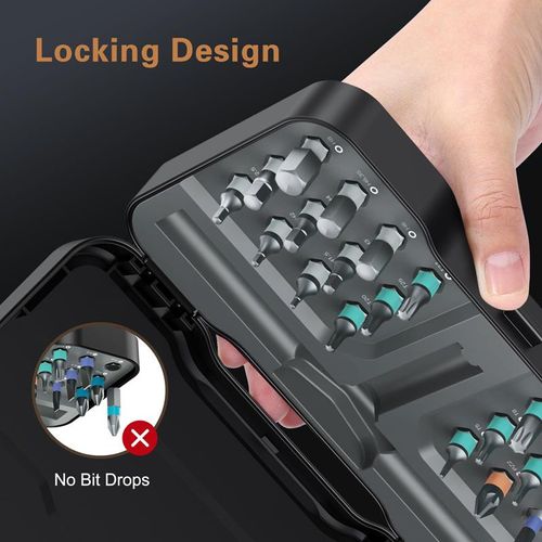 24-In-1 Magnetic Ratchet Screwdriver Set S2 Steel Bits Anodized Aluminum Handle Precision Tool Kit Kenya