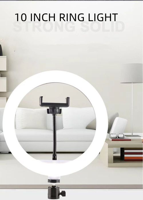 12 Inch LED Ring Fill Light with Phone Holder 3 Color Modes Brightness Adjustable Desktop Lamp for Live Streaming Kenya