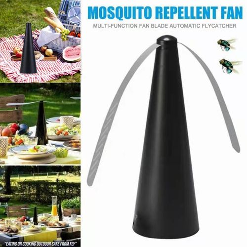 Wind Powered Fly Repeller Fan Chemical Free Mosquito Insect Deterrent for Outdoor Dining Garden Kenya