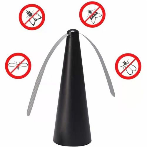 Wind Powered Fly Repeller Fan Chemical Free Mosquito Insect Deterrent for Outdoor Dining Garden Kenya