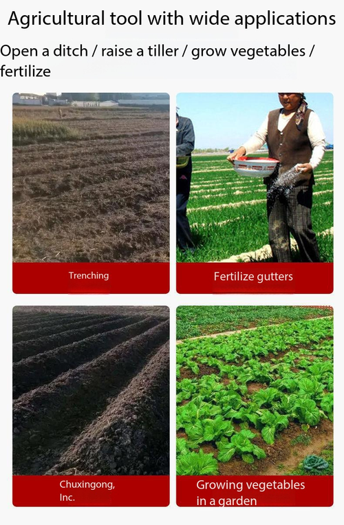 Thickened Manganese Steel Hand Furrow Plow For Farm Cultivation