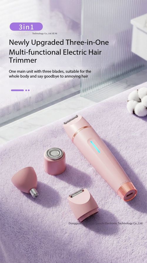 3-in-1 Rechargeable Women Hair Trimmer Curved Fit Full Body Groomer Portable Nose Ear Shaver Kenya
