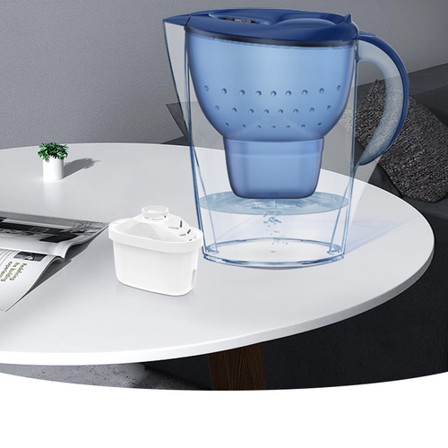BPA-Free Water Filter Pitcher with Activated Carbon Cartridge Food Grade AS Material Kitchen Home Purifier for Kenya