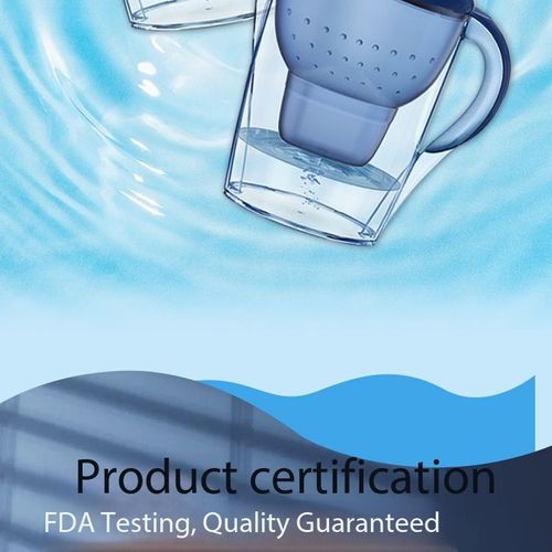 BPA-Free Water Filter Pitcher with Activated Carbon Cartridge Food Grade AS Material Kitchen Home Purifier for Kenya