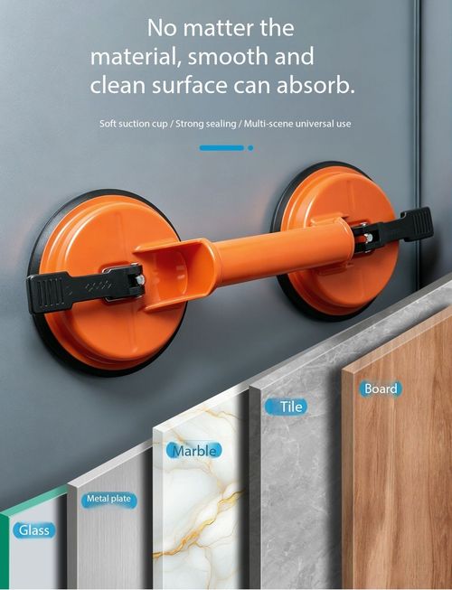 Dual-Cup Heavy Duty Tile & Glass Suction Cup Lifter for Kenya Construction