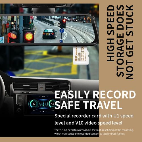 Z-SUIT 64GB Class 10 V30 High-Speed ​​TF Memory Card (White Plastic) – Suitable for Mobile Phones, Dash Cams, Tablets, Camcorders & GPS