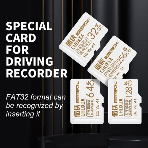 Z-SUIT 64GB Class 10 V30 High-Speed ​​TF Memory Card (White Plastic) – Suitable for Mobile Phones, Dash Cams, Tablets, Camcorders & GPS