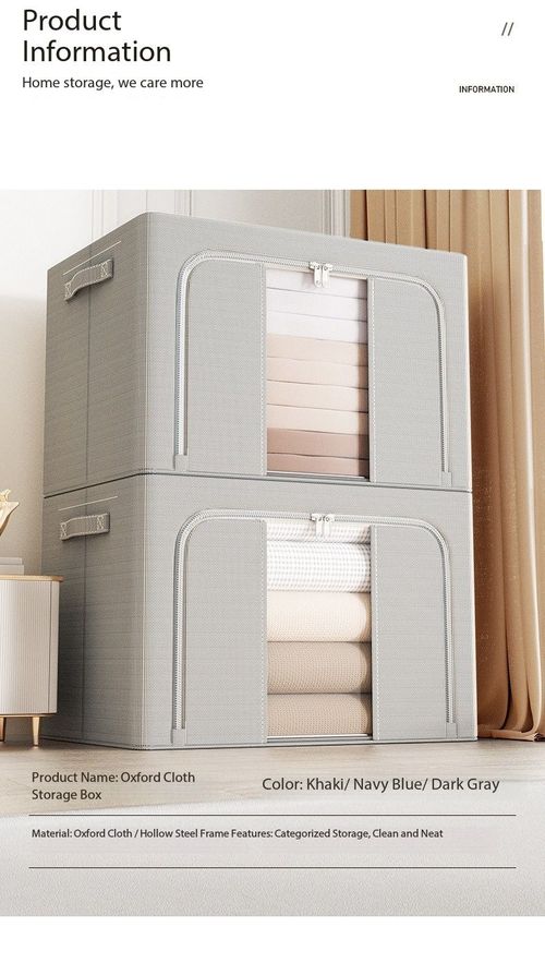 Large Foldable Oxford Cloth Storage Box with Steel Frame 3 Pack Only 4800 KES Home Organizer Kenya