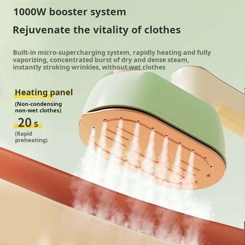 Portable Foldable Handheld Garment Steamer – High-Steam Dry & Wet Electric Iron (Suitable for Home and Office Use)