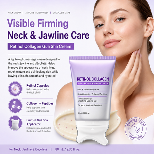 Visibly Firming Collagen Retinol Refining Gua Sha Cream