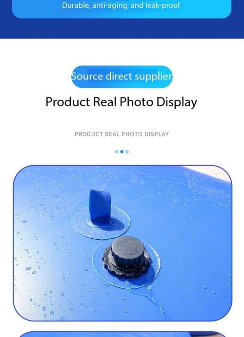 Portable Foldable Water Storage Bladder Tank