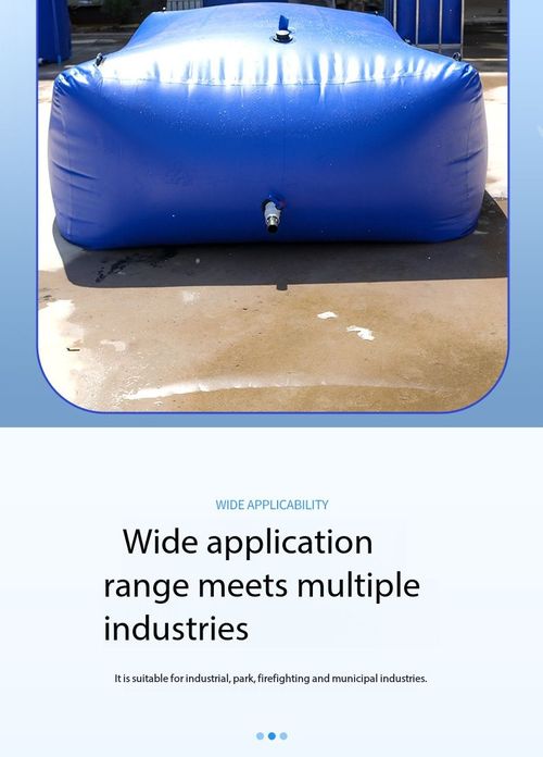 Portable Foldable Water Storage Bladder Tank