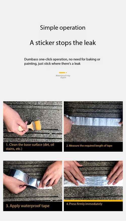 10cm Width 5m Length Butyl Waterproof Repair Tape